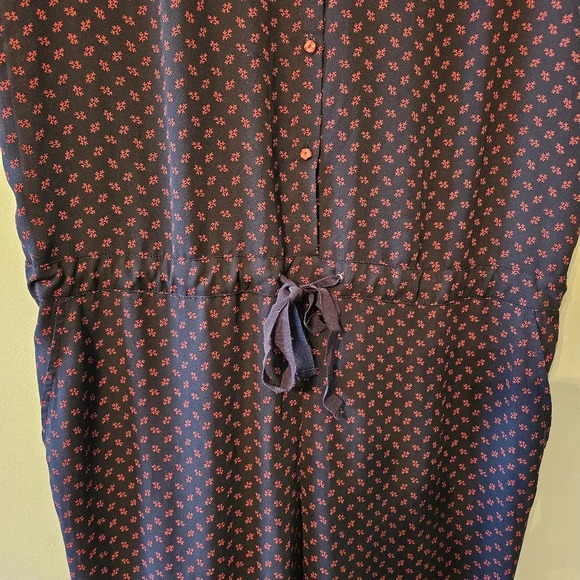 Scotch & Soda Maison Scotch Button Down Sleeveless Women's Boho Jumpsuit Size L. - Picture 9 of 16